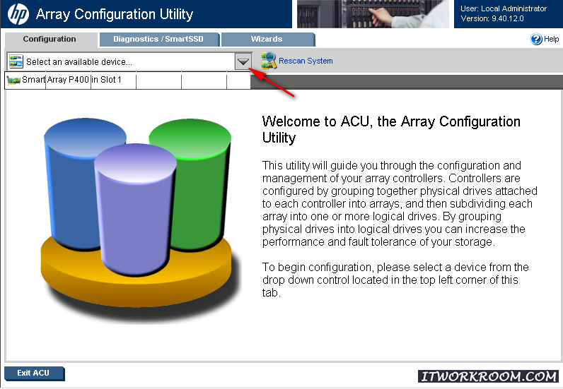 Array Configuration Utility
