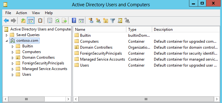 Active Directory Users and Computers (ADUC)