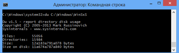 du C:\Windows\WinSxS